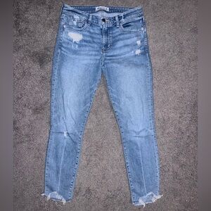 Abercrombie super skinny ankle mid rise